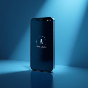 iPhone bloqueándose automáticamente mediante comando de voz personalizado en iOS