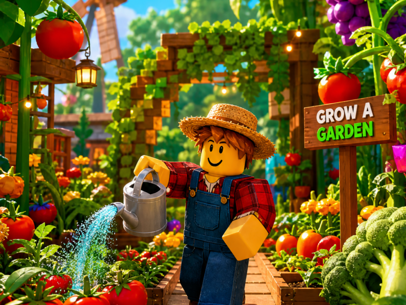 “Grow a Garden el juego MÁS viral de Roblox 2026”
